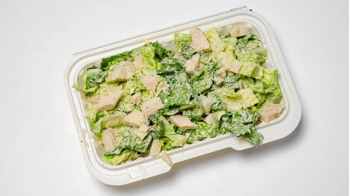 Caesar salad at Dawat Restaurant Winnipeg London Street Winnipeg