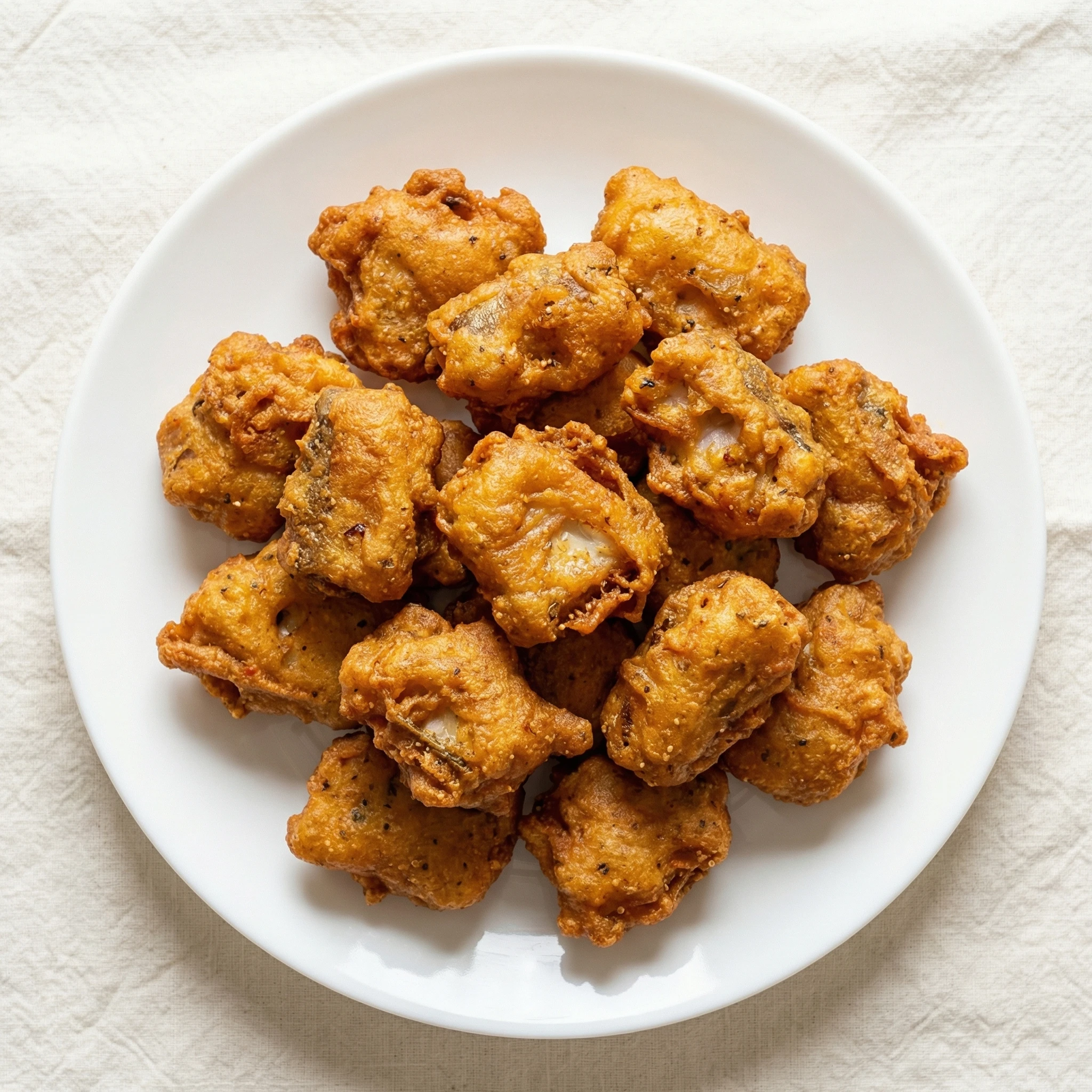 Fish pakora at Dawat Restaurant Winnipeg - Indian fried fish