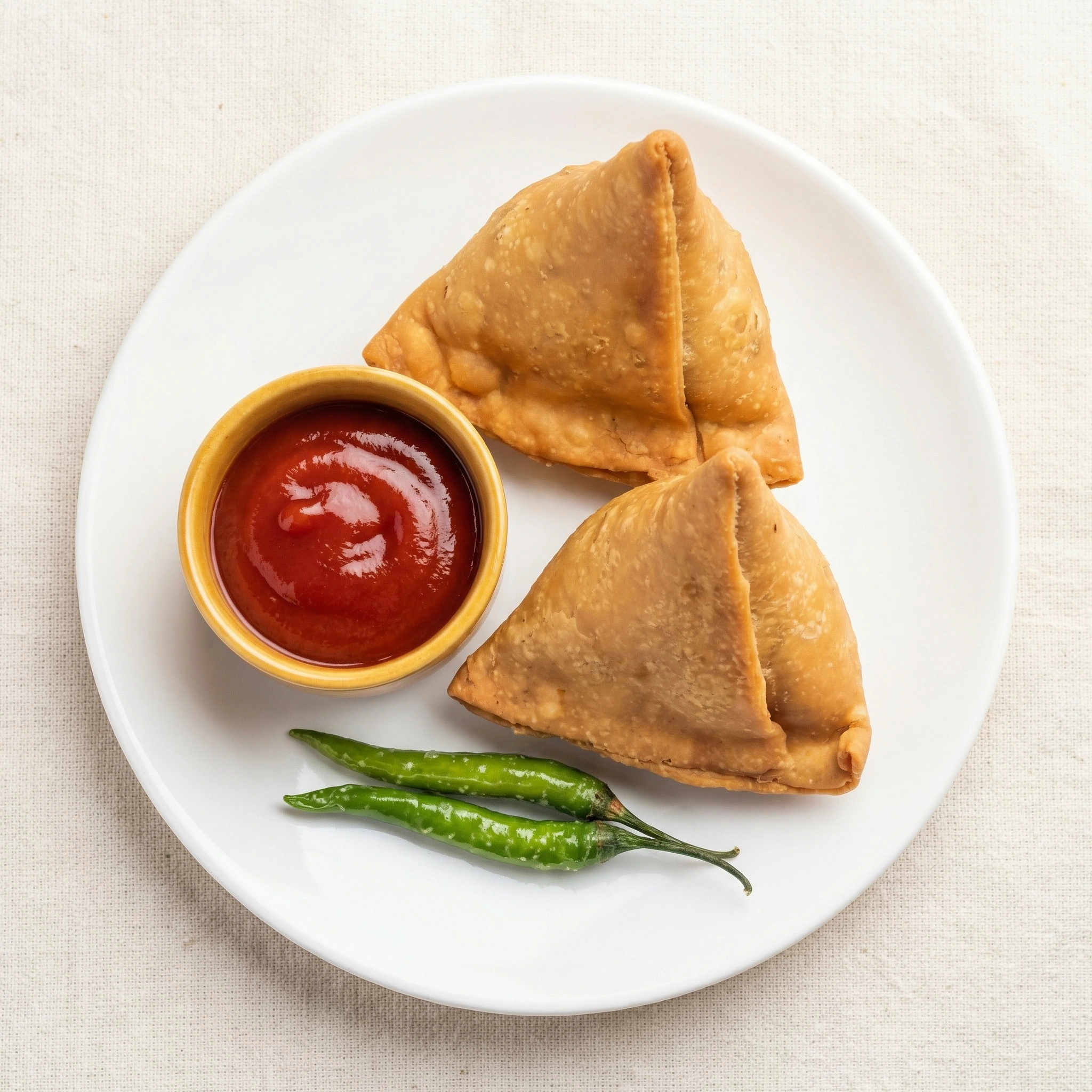 Samosas at Dawat Restaurant Winnipeg - Indian appetizers