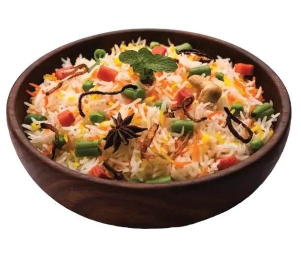 Vegetarian Biryani at Dawat Restaurant St Anne's - veg Indian food Winnipeg